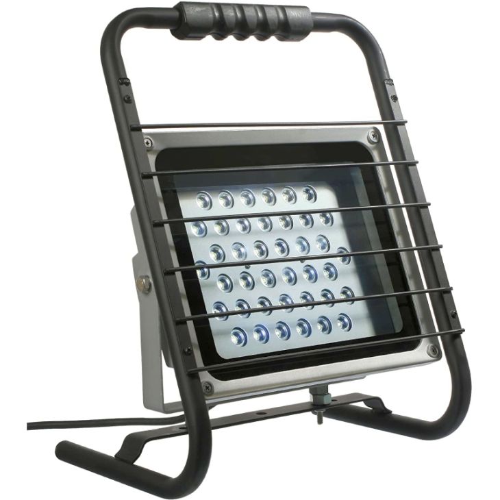 Éclairage - Schwabe - Spot LED MOBIL 40W SUR SOCLE-NOIR+2m H05RN-F 3G1,0-IP65 - 46941