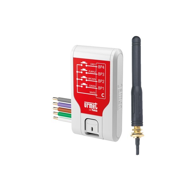 Smart home en building - Yokis - E4BPX-UP - Zender met 4 kanalen, Zigbee Yokis UP-systeem, inbouw met antenne - 4820392