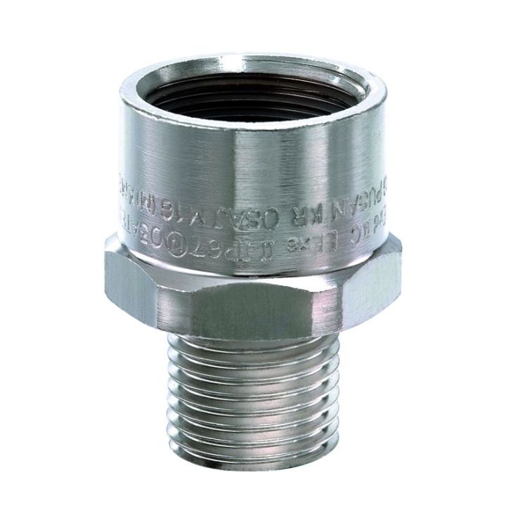 Installatiemateriaal - Wiska - OSAJ 25 / M20(M)*M25(F) - ATEX messing uitbreidingsadapter M20-M25 - 50065688