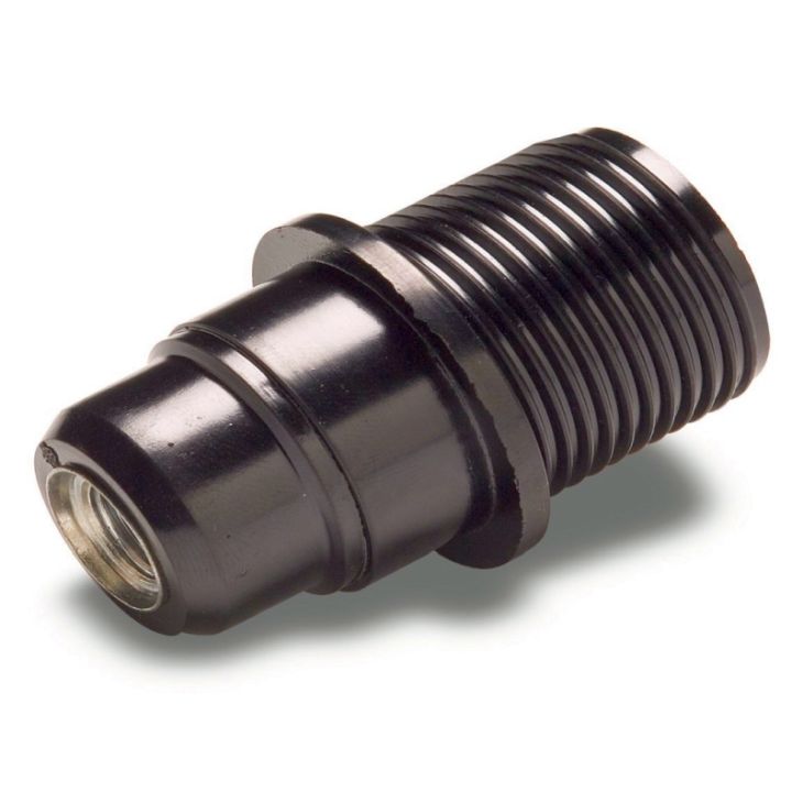 Verlichting - Famatel - Bakeliete Fitting E14 half draad M10 zwart - 5077