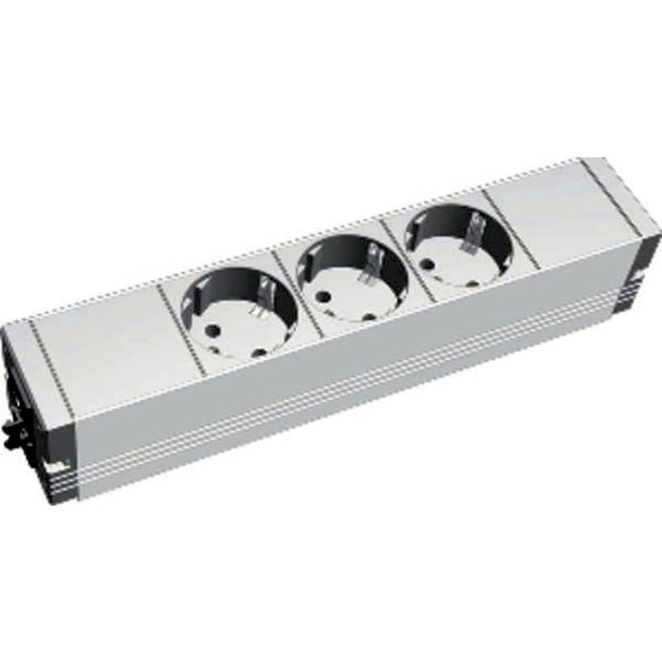 Électrification des bureaux et gestion des câbles - Bachmann - FACTORY 3x Schuko GST181U VM - 509.001