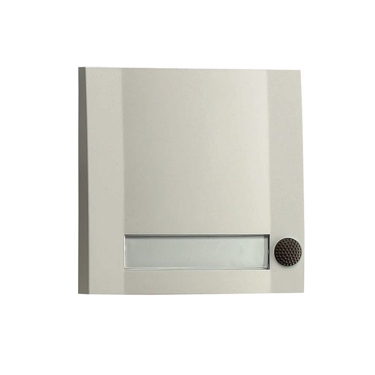 Communication de porte et contrôle d'accès - Grothe - DOMOLUX WS / SW 2151 Sonnette en saillie avec plaque signalétique, blanc - 51103