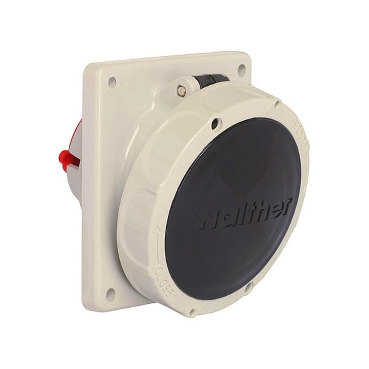 Stekkers, schakelaars en stopcontacten - Walther Werke - CEE Stopcontact schuin 16A 4P 500V - 519407