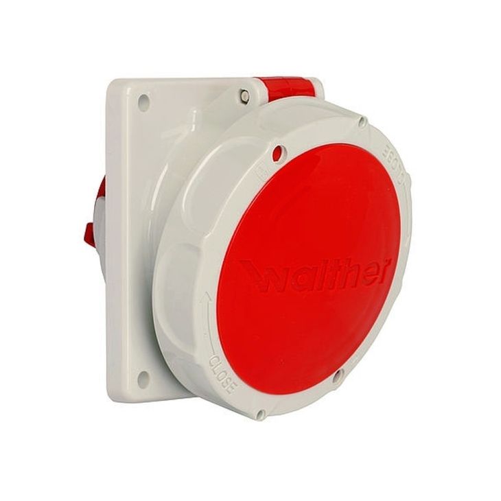 Stekkers, schakelaars en stopcontacten - Walther Werke - CEE Stopcontact schuin 16A 5P 380V - 519
