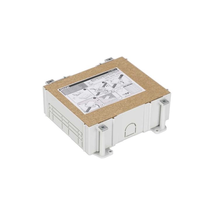 Kantoor elektrificatie en kabelmanagement - Simon - CIMA 500 plastic kabeldoos voor vloerdoos 3 x Cima ou 6 x K4 - 52052103-035