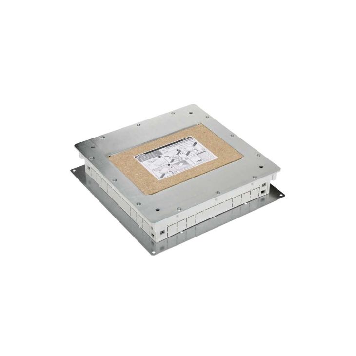 Kantoor elektrificatie en kabelmanagement - Simon - CIMA 500 metalen kabeldoos voor vloerdoos 4 x Cima ou 8 x K4 - 52052204-033