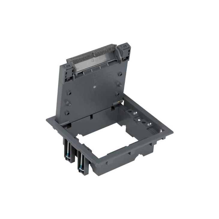 Électrification des bureaux et gestion des câbles - Simon - Trappe de visite CIMA 2xCima ou 4xK45 -Gris - 52054102-035