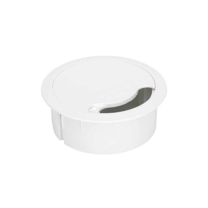 Électrification des bureaux et gestion des câbles - Simon - Sortie de cables diametre 102 - Blanc - 52055000-030