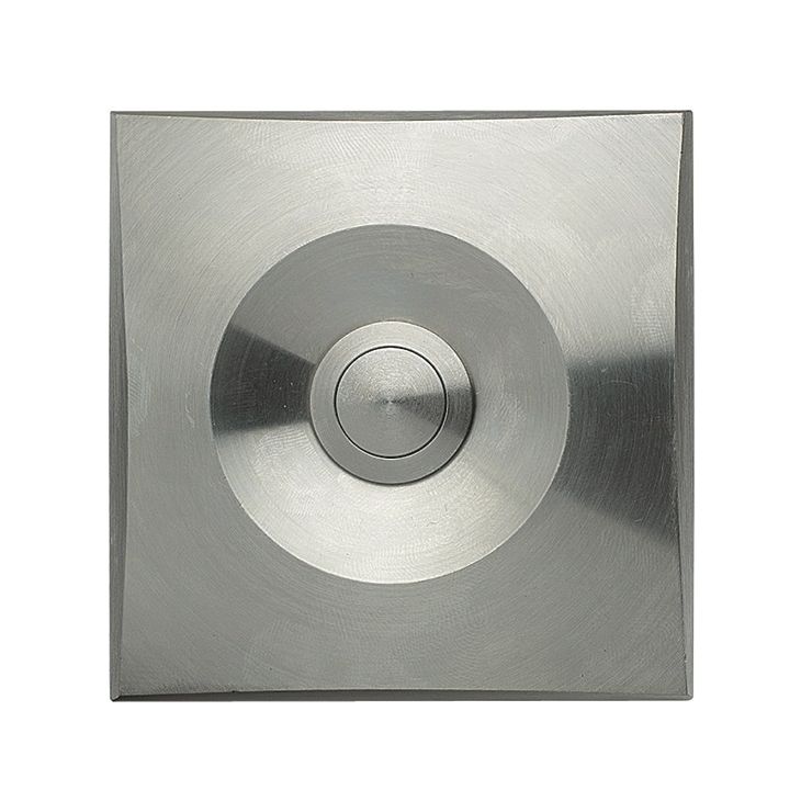 Deurcommunicatie en toegangscontrole - Grothe - ETA S 200 Vierk. beldrukknop inox, IP40, max. 12V AC/DC (1,5A); min: 5V (0,001A) - 55541