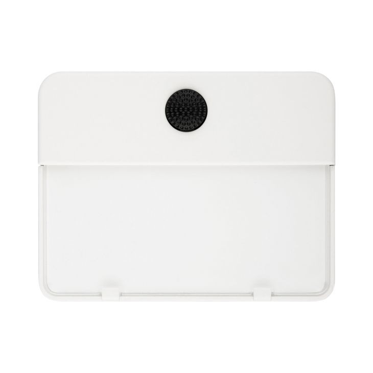 Communication de porte et contrôle d'accès - Grothe - ETA 650 - Bouton-poussoir pour sonnette avec plaque signalétique et éclairage LED, blanc - 55650