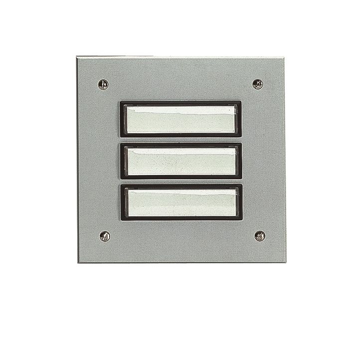 Communication de porte et contrôle d'accès - Grothe - ETA 803 EV1 Sonnette 3 boutons en aluminium (anodisé) EV1 - 55803