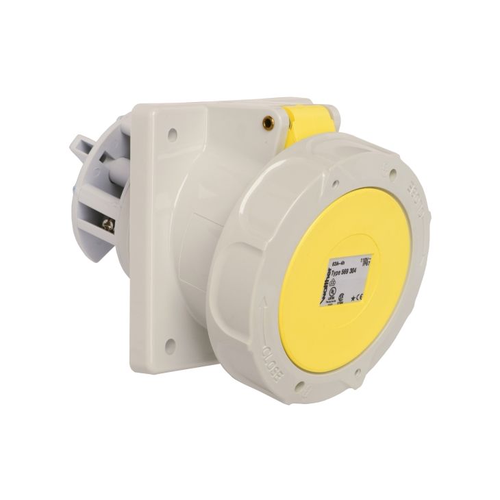 Stekkers, schakelaars en stopcontacten - Walther Werke - inbouw Stopcontact schuin 3P 63A 1 - 569304