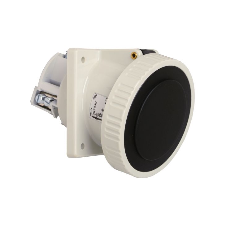 Stekkers, schakelaars en stopcontacten - Walther Werke - CEE Stopcontact schuin 125A 4P 500V - 579407