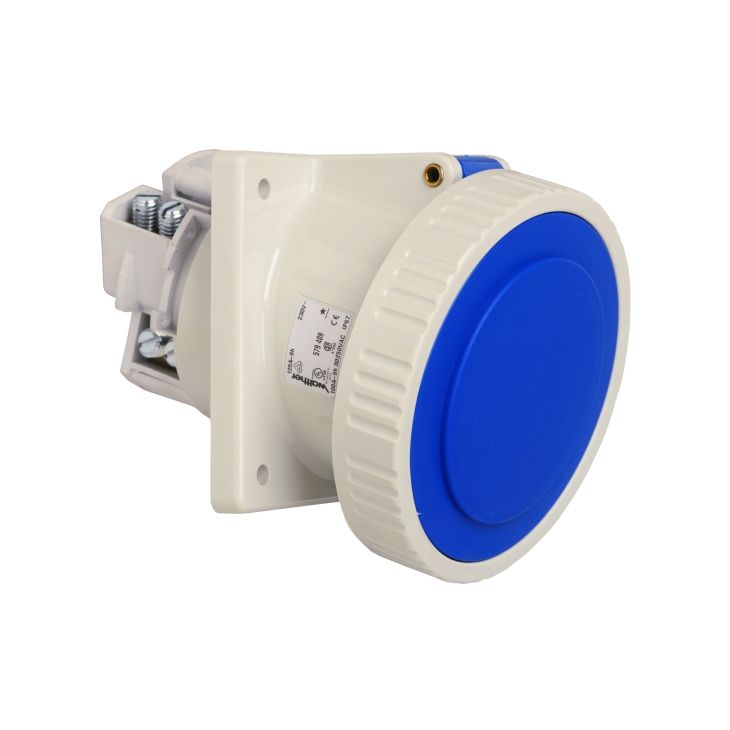 Stekkers, schakelaars en stopcontacten - Walther Werke - CEE Stopcontact schuin 125A 4P 220V - 579409