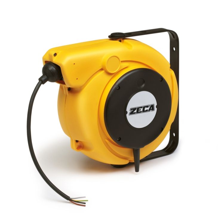 Matériel pour le chantier et l'atelier - Zeca - Enrouleur 3x1, 5 mm²  7 +1,5 m avec fiche Schuko - 5827XFGS