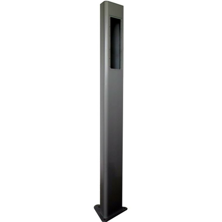 Communication de porte et contrôle d'accès - Castel - Potelet alu H:1,5m découpe pr XE2 GM - 590.9810
