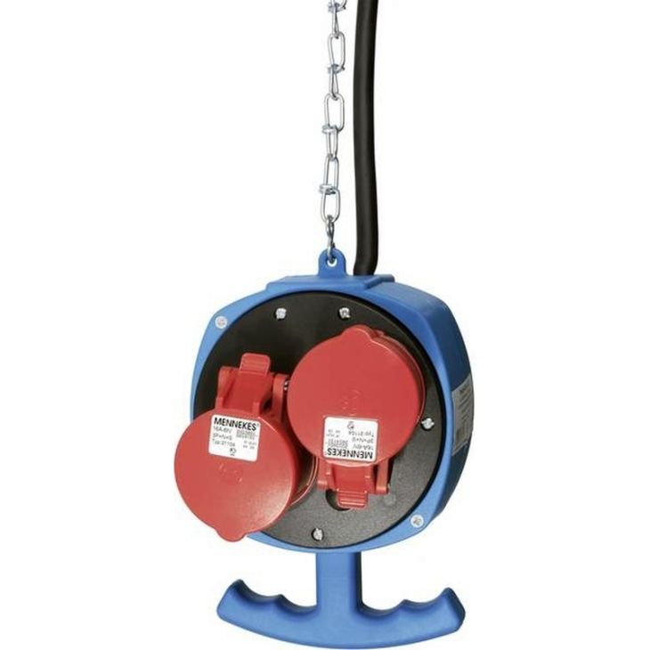 Matériel pour le chantier et l'atelier - Schwabe - Combinaison de suspension énergétique ES5 3x (SHUKO) 16A+2x CEE 5P 16A - 60975