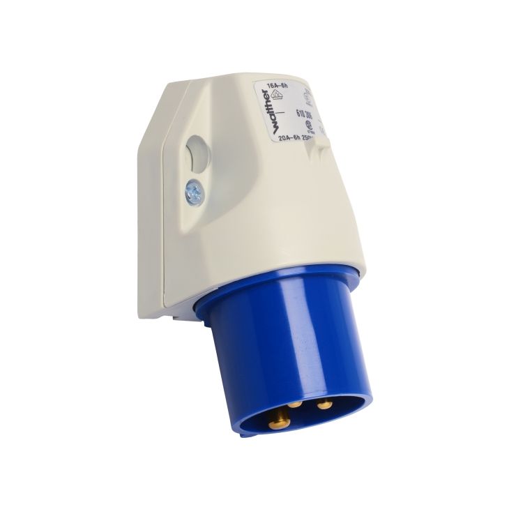Fiches, interrupteurs et prises de courant - Walther Werke - CEE SOCLE DE CONNECTEUR 16A - 610306