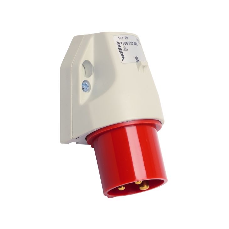 Fiches, interrupteurs et prises de courant - Walther Werke - CEE SOCLE DE CONNECTEUR 16A - 610309