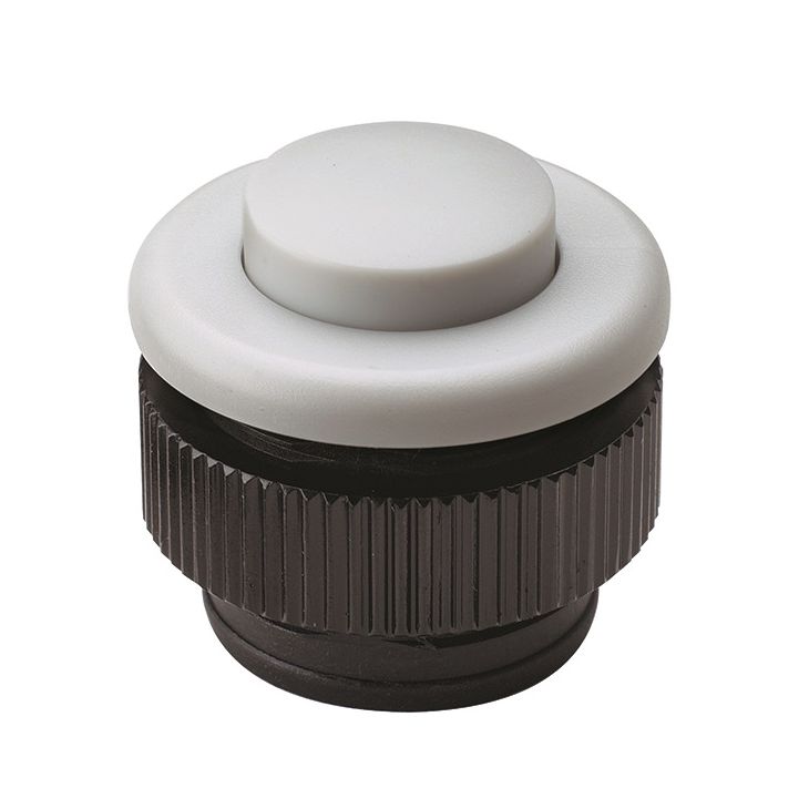Deurcommunicatie en toegangscontrole - Grothe - PROTACT 381 KS Ronde drukknop uit kunststof, IP 54, 24 V AC/DC (1,5 A), Ø 20 mm - 61032