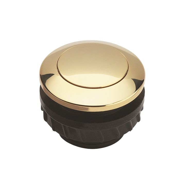 Deurcommunicatie en toegangscontrole - Grothe - PROTACT 140 GO Ronde inbouw drukknop (dia 22mm) uit messing, IP 54 - 62001
