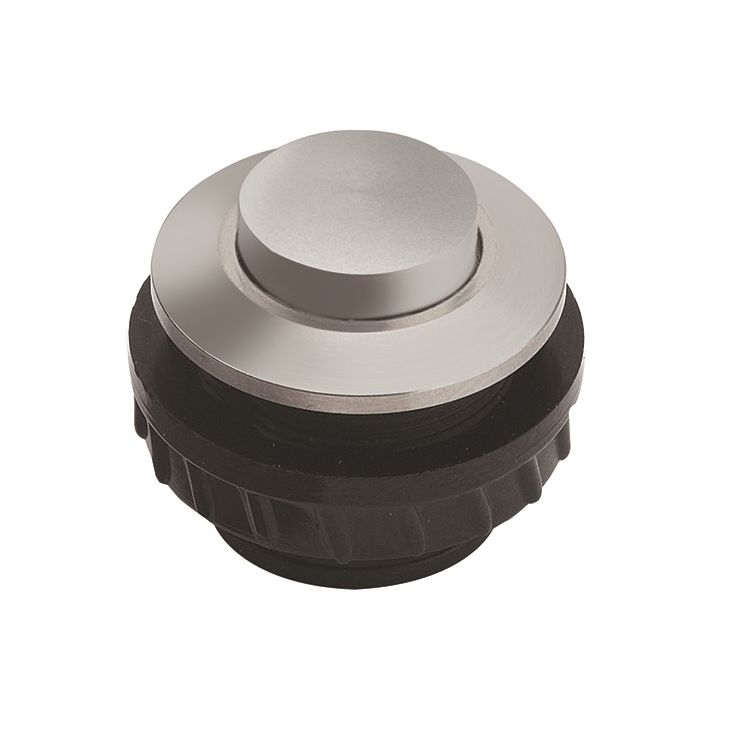 Communication de porte et contrôle d'accès - Grothe - PROTACT 410 AL Bouton poussoir rond encastré en aluminium, IP 54 - 62016
