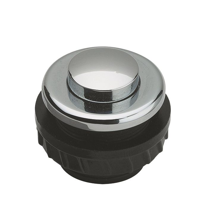 Communication de porte et contrôle d'accès - Grothe - PROTACT 360 CR Bouton poussoir rond encastré en laiton chromé, IP 54 - 62033