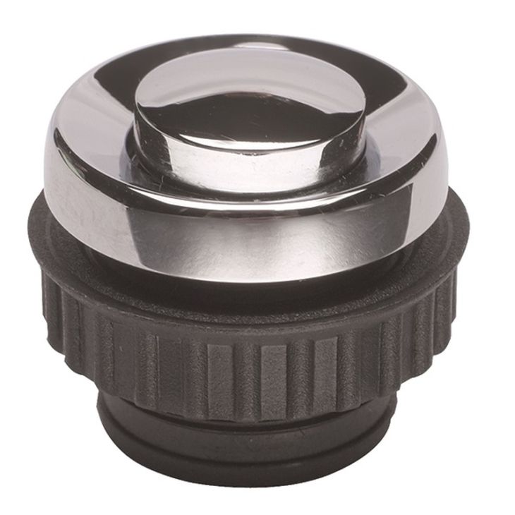 Deurcommunicatie en toegangscontrole - Grothe - PROTACT 260 CR Ronde inbouw drukknop uit verchroomd messing, IP 54 - 62054