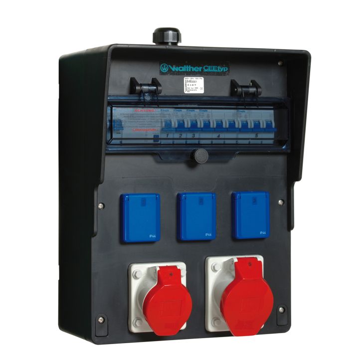 Werf- en werkplaatsmateriaal - Walther Werke - Vollgummi stopcontact combinatie - 6463001