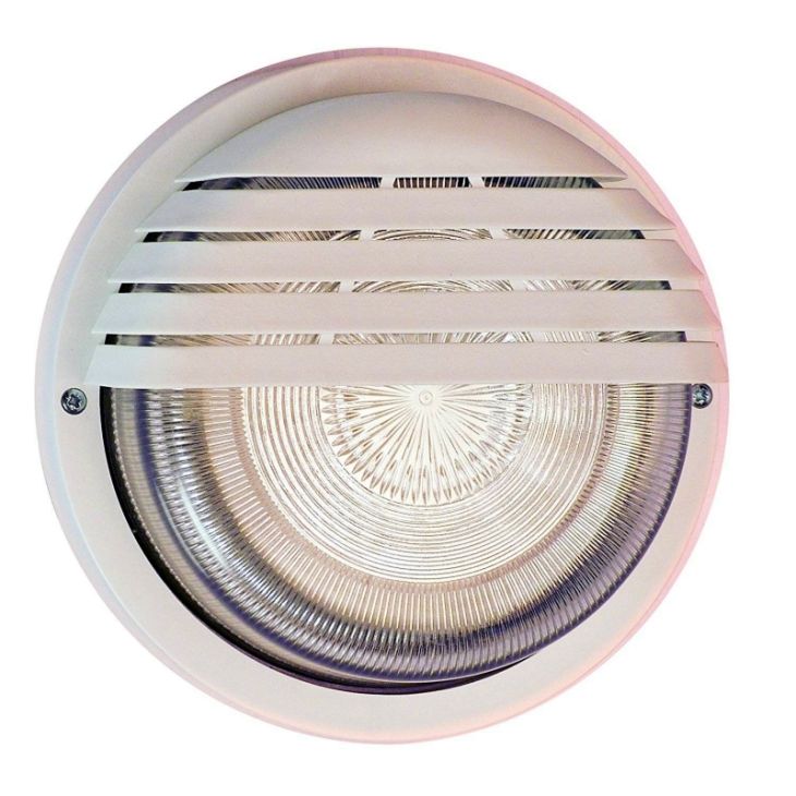 Verlichting - Schwabe - Hublot rond 75W, 230V, 1xE27 - IP44 Wit - 66022