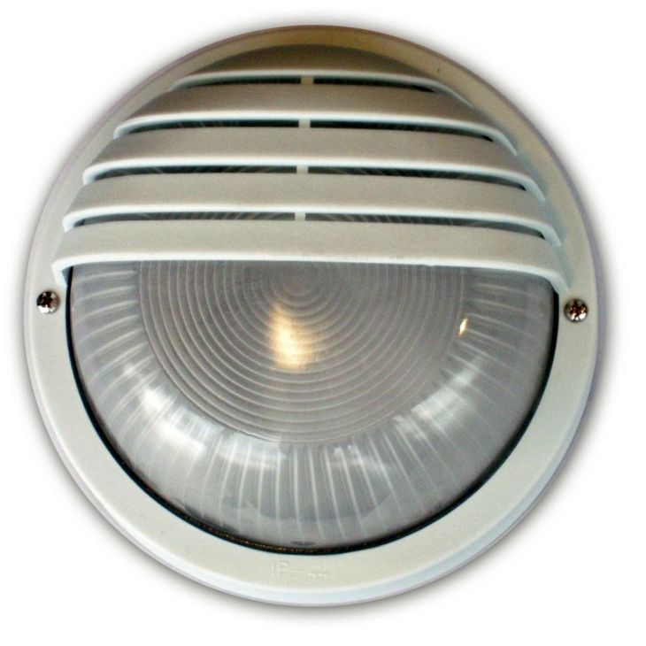 Verlichting - Schwabe - Hublot rond 75W, 230V, 1xE27 - IP44 Grijs - 66026