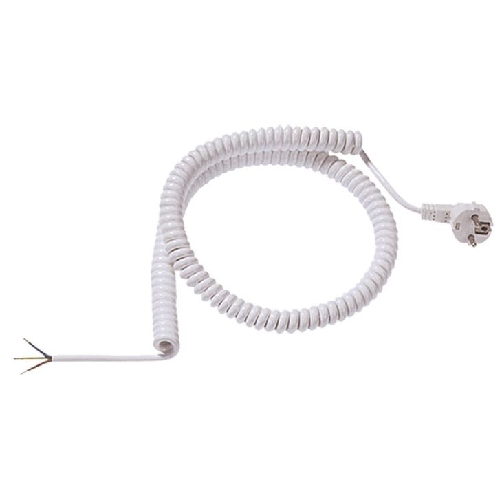 Matériel pour le chantier et l'atelier - Bachmann - Cordon spiralé‚ CS-HO5VV-F 3G1,5 blanc - 663.271