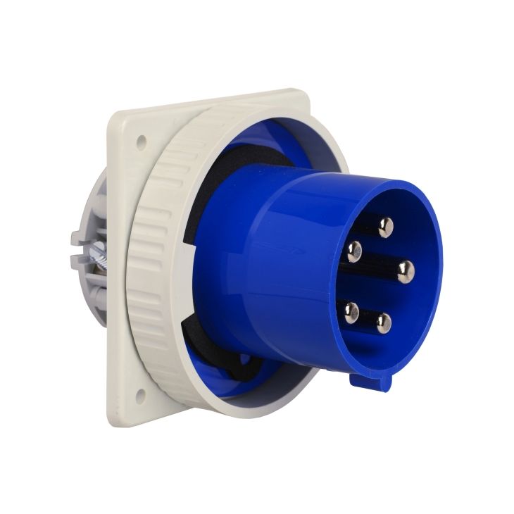 Stekkers, schakelaars en stopcontacten - Walther Werke - Opbouw Toestelstekker 125A 5P 230V 9h IP67 - 679509