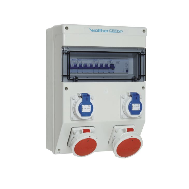 Werf- en werkplaatsmateriaal - Walther Werke - Kunststoff stopcontact combinatie - 6823006X7