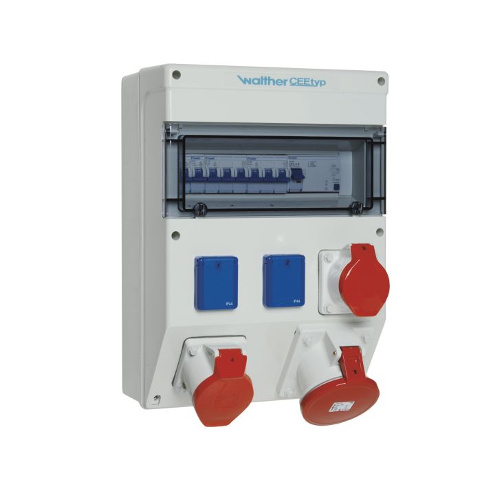 Werf- en werkplaatsmateriaal - Walther Werke - Kunststoff stopcontact combinatie - 6824402