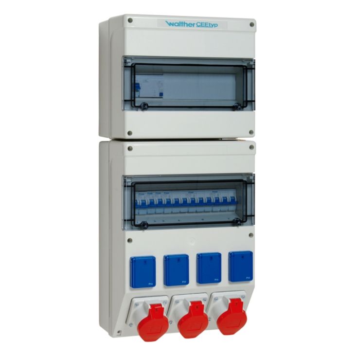 Werf- en werkplaatsmateriaal - Walther Werke - Kunststoff stopcontact combinatie - 6890301