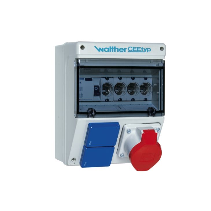 Werf- en werkplaatsmateriaal - Walther Werke - Kunststoff stopcontact combinatie - 6920172