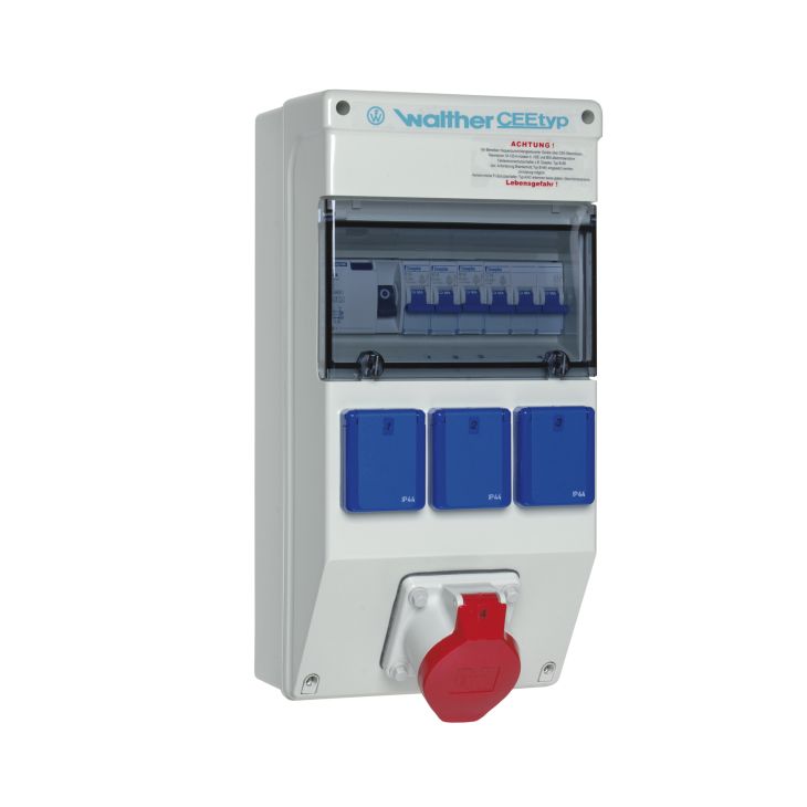Werf- en werkplaatsmateriaal - Walther Werke - Kunststoff stopcontact combinatie - 6980107