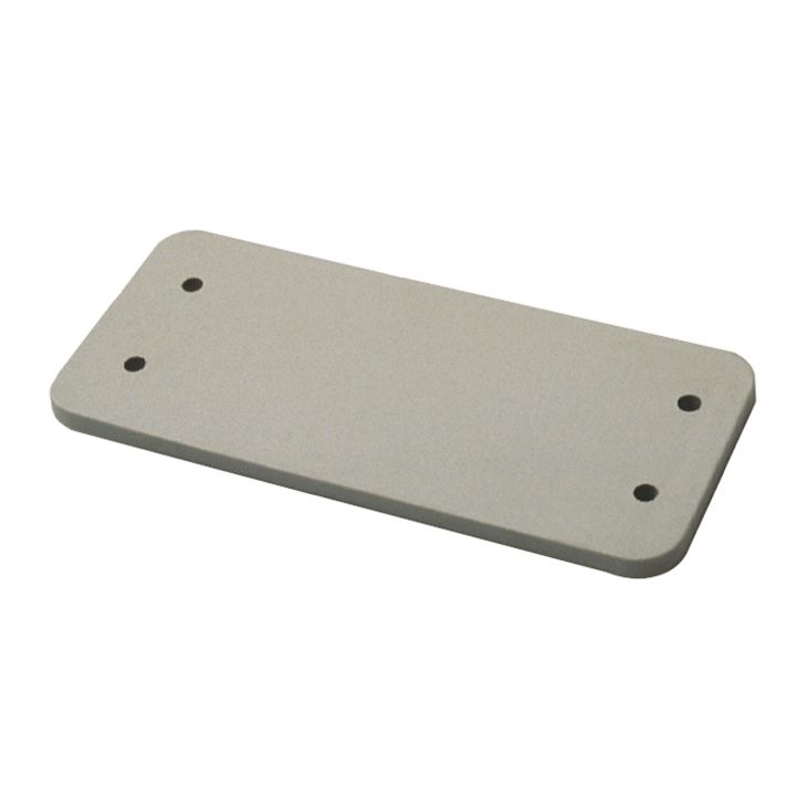 Fiches, interrupteurs et prises de courant - Walther Werke - Abdeckplatte A10 für Anbaugehâ€žuse - 700684
