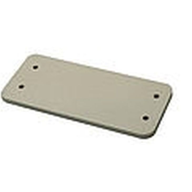 Fiches, interrupteurs et prises de courant - Walther Werke - Abdeckplatte A10 für Anbaugehâ€žuse - 700686