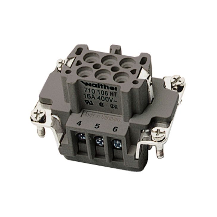 Fiches, interrupteurs et prises de courant - Walther Werke - PROCON INTERIEUR FEMELLE BH - 710106HT