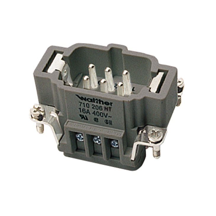 Fiches, interrupteurs et prises de courant - Walther Werke - PROCON INTERIEUR MÂ¶LE BHT 6 - 710206HT