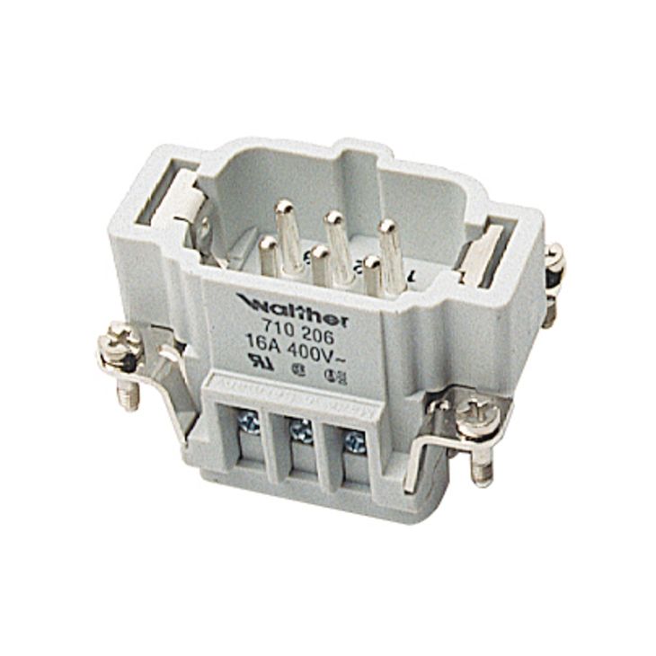 Fiches, interrupteurs et prises de courant - Walther Werke - PROCON INTERIEUR MÂ¶LE B 6P - 710206
