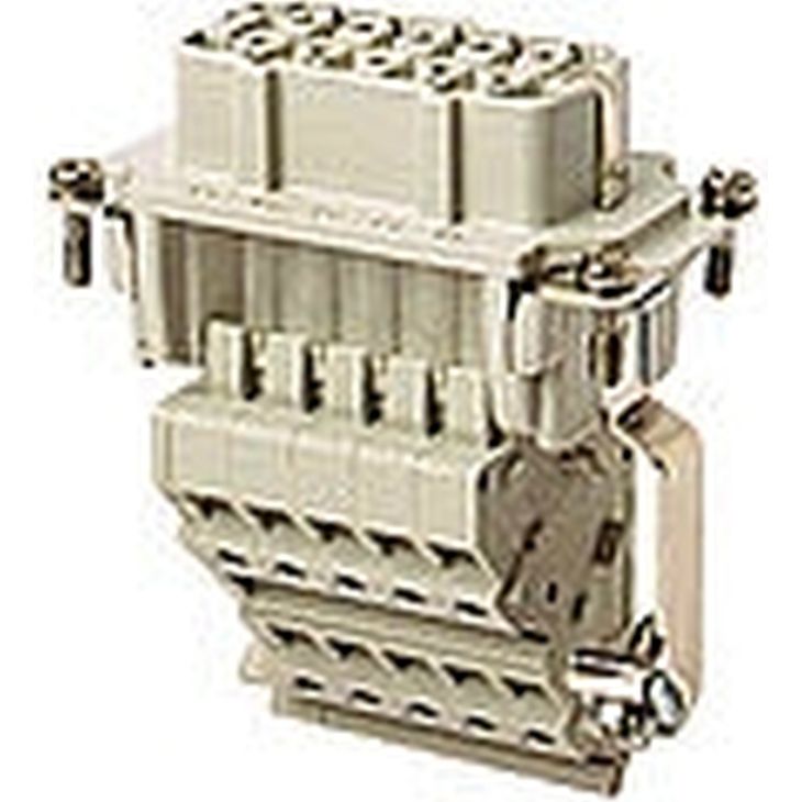 Stekkers, schakelaars en stopcontacten - Walther Werke - Klemmenadapter B10 Buchseneinsatz - 710662