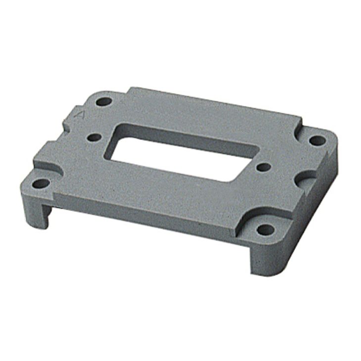 Fiches, interrupteurs et prises de courant - Walther Werke - Adapterplatte B6 für Kontakteinsâ€žtze - 710796