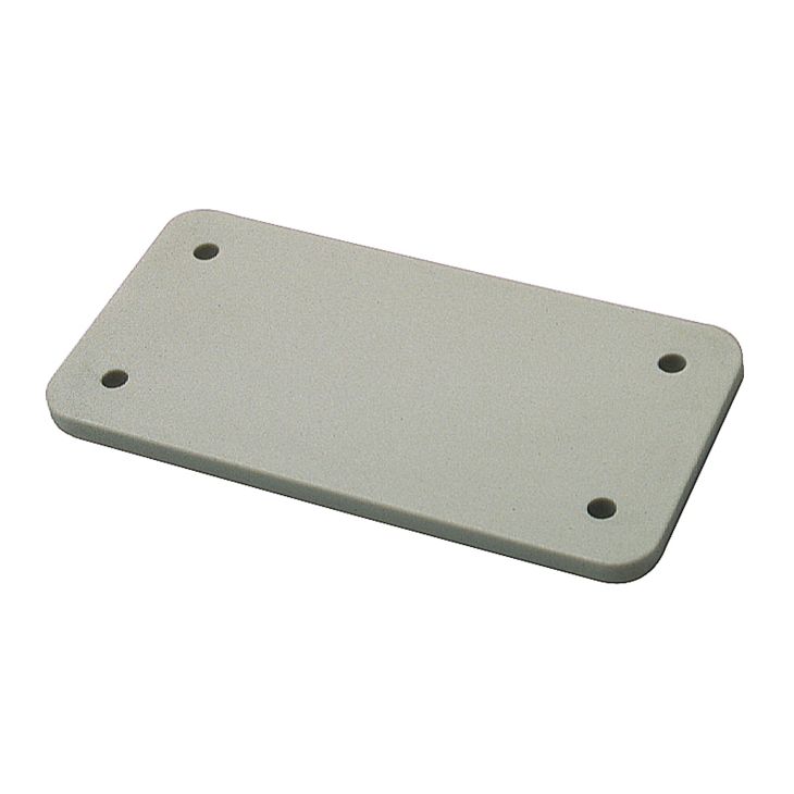 Fiches, interrupteurs et prises de courant - Walther Werke - Abdeckplatte B10 für Anbaugehâ€žuse - 720639