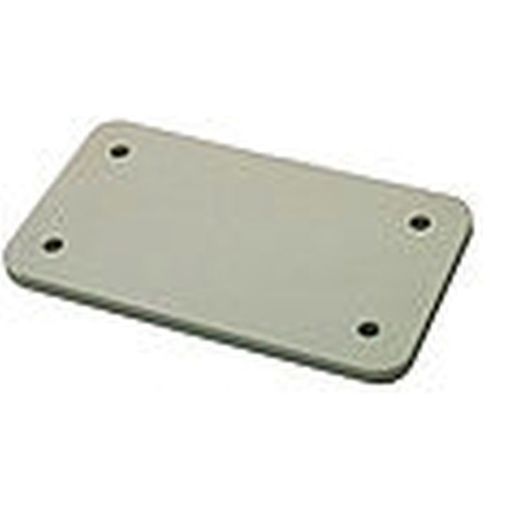 Fiches, interrupteurs et prises de courant - Walther Werke - Abdeckplatte B6 für Anbaugehâ€žuse - 720642
