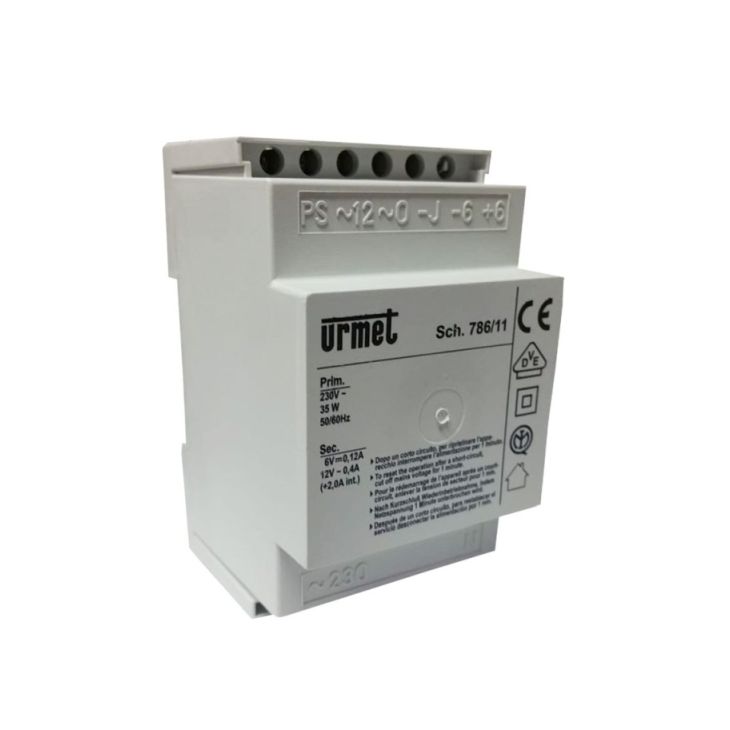 Deurcommunicatie en toegangscontrole - Urmet - VOEDING 28VA 220V STANDAARD - 786/11