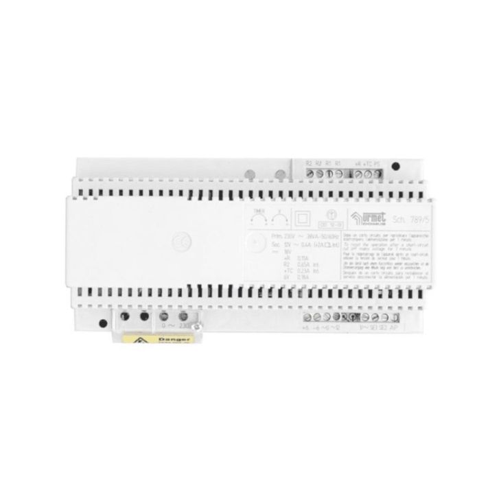 Deurcommunicatie en toegangscontrole - Urmet - VOEDING VIDEO MODUL.OP RAIL - 789/5B