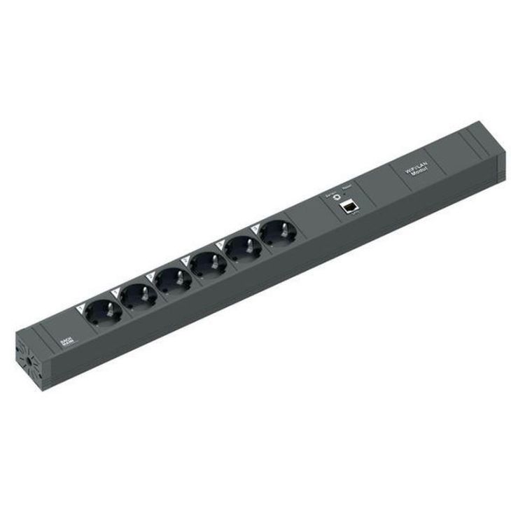 Kantoor elektrificatie en kabelmanagement - Bachmann - CONNECT LINE BlueNet WiFi 6x Stopcontacten met kabel 2m (SHUKO) - 820.013